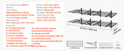 Load image into Gallery viewer, Amocart 2-Tier Wall Garage Shelving Wall Mounted Shelving Unit 24x72in 800lbs Per Shelf Floating Storage Metal Rack for Garage