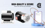 Load image into Gallery viewer, Amocart 2HP Electric Motor 3450rpm AC 230V/460V Air Compressor Motor 3Phase 5/8" Keyed Shaft CW Rotation for General Equipment