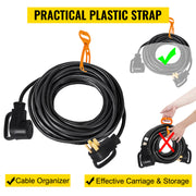 Load image into Gallery viewer, Amocart 25FT 36FT 50FT 50Amp RV Extension Cord N14-50 Plug Copper Wire Power Supply Cable for Trailer Motorhome Camper Use