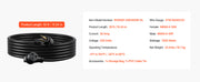 Load image into Gallery viewer, Amocart 30-Amp 7500Watts / 50-Amp 12500 Watts Generator Extension Cord 50 Foot 250 Volts Heavy Duty Power Cable, NEMA 6-50P to 6-50R SWT Flexible Welder Extension Cord with Storage Bag for Generators