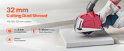 Load image into Gallery viewer, SucceBuy Cutting Dust Shroud for Angle Grinders 4-5 in Angle Grinder Dust Shroud with 6 Clamping Washers for Concrete Wall Stone
