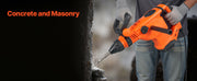 Load image into Gallery viewer, Amocart Corded Hammer Drill 1600W 175-350RPM Electric Demolition Drills 2-Inch SDS-Max Rotary Hammer Driver for Concrete Wood
