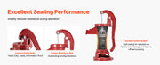 Load image into Gallery viewer, SucceBuy Well Hand Pitcher Pump 25 ft Maximum Lift Cast Iron NPT 1-1/4 in Connection for Garden Pond Farm Red/Black/Yellow/Green