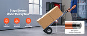 Bild in Galerie-Viewer laden, Amocart 500LBS Hand Truck Dolly with Non-Slip Wheels & Tie-down Strap Aluminum Alloy Portable Trolley for Moving Home Warehouse