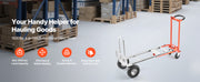 Load image into Gallery viewer, Amocart 1000 lbs 4 in 1 Hand Truck Convertible Dolly with Non-Slip Handle Aluminum Alloy Portable Trolley for Moving Home