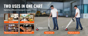 Load image into Gallery viewer, SucceBuy 400 lbs Folding Hand Truck Lightweight Dolly with Wheels Foldable Luggage Utility Cart for Warehouse Transport Moving