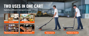 Bild in Galerie-Viewer laden, Amocart 300 lbs Folding Hand Truck Aluminum Lightweight Platform Cart Portable Telescopic Utility Dolly for Moving Shopping