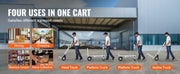 Load image into Gallery viewer, Amocart Folding Hand Truck Aluminum Heavy Industrial Collapsible Dolly Cart for Transport and Moving in Warehouse Supermarket