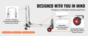 Load image into Gallery viewer, SucceBuy 400 lbs Folding Hand Truck Lightweight Dolly with Wheels Foldable Luggage Utility Cart for Warehouse Transport Moving