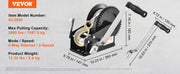 Load image into Gallery viewer, Amocart Hand Winch Heavy Duty Rope Crank with 33 ft Steel Wire Cable and Two-Way Ratchet for Trailer Boat or ATV Towing