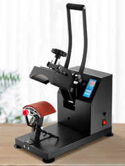 Load image into Gallery viewer, Amocart Hat Cap Heat Press 5.5 x 3.5 inch Heat Transfer Stamping Sublimation Machine Digital Display Clamshell DIY Advertising