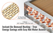 Bild in Galerie-Viewer laden, Amocart Heat Exchanger Water to Air 18"x 20" for Outdoor Wood Furnaces Residential Heating and Cooling and Forced Air Heating