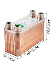 Load image into Gallery viewer, Amocart 30/40/60 Plates Heat Exchanger Wort Chiller Stainless Steel Homebrew Brewing Beer Cooler Counterflow Water Heating