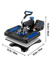 Bild in Galerie-Viewer laden, Amocart Heat Press Machine 12 x 15 /15x15 Inches Fast Heating 360 Swing Away Digital Sublimation T-shirt Vinyl Transfer Printer