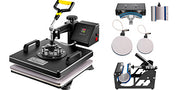 Bild in Galerie-Viewer laden, Amocart Combo Heat Press Machine 5/6/8 in 1 30*38CM 38*38CM Muntifunctional Sublimation Printer Transfer Mug Hat Plate T-Shirt