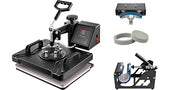 Charger l'image dans la visionneuse de galerie, Amocart Combo Heat Press Machine 5/6/8 in 1 30*38CM 38*38CM Muntifunctional Sublimation Printer Transfer Mug Hat Plate T-Shirt