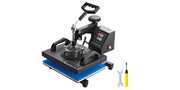 Bild in Galerie-Viewer laden, SucceBuy 12x10Inch Dual Digital Heat Press Machine 650W Swing Away 360 Degree Rotation Transfer Sublimation Printing for T-Shirt