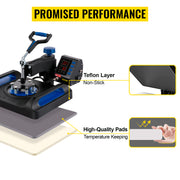 Load image into Gallery viewer, Amocart Heat Press Machine 12 x 15 /15x15 Inches Fast Heating 360 Swing Away Digital Sublimation T-shirt Vinyl Transfer Printer