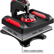 Load image into Gallery viewer, SucceBuy 5/8in1 15x15"/12x15"Dual-tube Heating Insulation Cotton Heat Press Sublimation Machine 360°Swing Design for Tshirts Etc