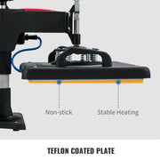 Load image into Gallery viewer, SucceBuy Heat Press 5in1 Heat Press Machine 12x15in Clamshell Sublimation Transfer Printer Digital Precise Temperature Control