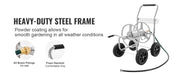 Load image into Gallery viewer, SucceBuy Hose Reel Cart 250ft Heavy Duty Garden Water Yard Planting w/ Basket Effortless Roll-up Versatile Application Steel