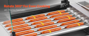 Load image into Gallery viewer, Amocart 5 7 11 Rollers Hot Dog Roller Stainless Steel Sausage Grill Cooker Commercial Hot Dog Machine with Dual Temp Control