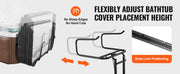 Load image into Gallery viewer, Amocart Hot Tub Cover Lift Spa Cover Lift, Hydraulic Height 33.1" - 41.3" Width 53.1" - 92.5" Adjustable Installed Underneath