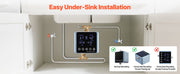Load image into Gallery viewer, Amocart Digital Smart Instant Hot Water Recirculating Pump Kit with Built-in Thermostat Timer Digital Screen for Water Heaters