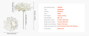Charger l'image dans la visionneuse de galerie, Amocart Artificial Flowers Real Looking White Silk Fake Hydrangea Bulk Faux Bridal Shower with Stem for DIY Wedding Bouquets