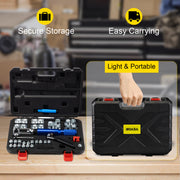 Charger l'image dans la visionneuse de galerie, Outil hydraulique d'expansion et d'évasement double SucceBuy 45° pour tubes de cuivre souple HVAC 3/16 po à 1/2 po, outil de réparation d'évasement de freins
