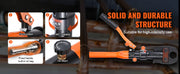 Bild in Galerie-Viewer laden, Amocart Copper Pipe Crimping Tool Hydraulic Driven Press Tool with 3/8" 1/2" 5/8" 1" Jaws for ASTM F1807 Pex Pipe Copper Ring