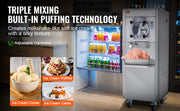 Bild in Galerie-Viewer laden, SucceBuy Ice Cream Maker for Commercial Use Produces 18L per Hour 1780W 6L LED Display Automatic Cleaning &Pre-cooling Functi