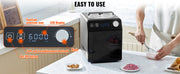 Load image into Gallery viewer, SucceBuy Upright Automatic Ice Cream Maker with Built-in Compressor 2 Quart No Pre-freezing Fruit Yogurt Machine 4 Modes