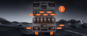 Load image into Gallery viewer, SucceBuy 1/2" Drive Impact Socket Set 9 Piece Deep Socket Set Metric 29-38mm 6 Point Cr-Mo Alloy Steel for Auto Repair