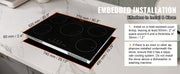 Load image into Gallery viewer, Amocart 5 Burners 30/36 Inch Electric Induction Cooktop Stove Hob Built-in Burner Cooker Sensor Touch Control Magnetic Cooker