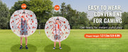 Bild in Galerie-Viewer laden, Amocart 4FT/1.2M Inflatable Bumper Ball Body Sumo Zorb Balls for Teen & Adult 0.8mm PVC Bubble Balls Bumper Bopper Toys