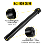 Load image into Gallery viewer, SucceBuy Inner Tie Rod Tool Kit 12 Pcs Tie Rod Removal Tool 12 Pcs Crowfoot Adapters Master Inner Tie Rod Tool Set Tie Rods Tool