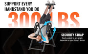 Charger l'image dans la visionneuse de galerie, SucceBuy Inversion Table Heavy Duty Inversion Table Decompression Back Stretcher Machine Strength Training Equipment w/Headrest