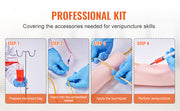 Load image into Gallery viewer, Amocart Phlebotomy Practice Kit IV Venipuncture Intravenous Training Kit w/ Carrying Bag Practice IV Skills for School Students