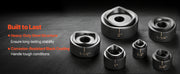 Bild in Galerie-Viewer laden, Amocart 10/15 Ton Knockout Punch Set 1/2in to 2 or 4in KO Tools Kit W/6 Dies for Electrical Control Cabinets Switch Cabinets