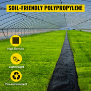Bild in Galerie-Viewer laden, Amocart Landscape Fabric 6ftx300ft Geotextile Fabric Durable Heavy Duty 1.5oz Ground Cover Woven For Commercial Greenhouse Yard