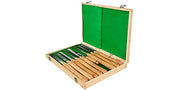 Charger l'image dans la visionneuse de galerie, Succebuy 8PCS+1 Free HSS Lathe Chisel Set for Wood Turning Root Furniture Carving Knife 6.89" Blade 16.14" Chisel With Tool Box