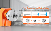 Bild in Galerie-Viewer laden, Amocart Metal Lathe Chuck 4-Jaw 2.75" or 3.75" Diameter Turning Machine Accessories Self-centering Tool for Precision Machining