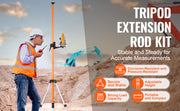 Load image into Gallery viewer, Amocart Laser Level Tripod 1/4"-20 & 5/8"-11 Thread Mount 40.94-133.85in Height Adjustment with Level Bubble & Heavy-duty Stand