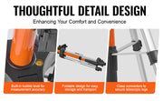 Load image into Gallery viewer, SucceBuy Laser Level Tripod 1/4"-20 & 5/8"-11 Thread Mount 40.94-133.85in Height Adjustment with Level Bubble & Heavy-duty Stand
