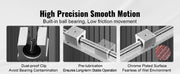 Load image into Gallery viewer, SucceBuy 2PCS Linear Guide Rails SBR12 SBR16 SBR20 SBR25 800-2200mm & 4PCS UU Bearing Blocks Smooth Motion DIY Mills CNC Parts