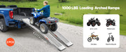 Bild in Galerie-Viewer laden, Amocart 1000lbs Steel Ramps 2Pcs Ramps with Wider Ramp Surface Universal Stable Loading Ramp with Handles Fit for ATV UTV Motor
