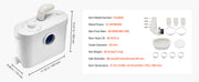 Load image into Gallery viewer, SucceBuy Macerator Pump 500W/700W/900W/1200W Waste Water Disposal Upflush Machine for Toilet, Basement, Shower, Laundry, Bathtub