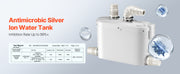 Load image into Gallery viewer, SucceBuy Macerator Pump 500W 29 GPM Flow 26ft/8m Head Sewerage Toilet Pump for Kitchen, Basement, Shower, Sink, Laundry, Bathtub