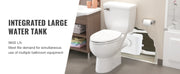 Charger l'image dans la visionneuse de galerie, Amocart Macerator Pump 500W/700W/900W/1200W Waste Water Disposal Upflush Machine for Toilet, Basement, Shower, Laundry, Bathtub